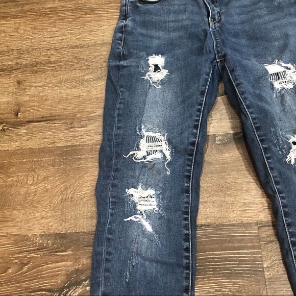 KanCan Larisal High Rise Patched Ankle Skinny Jeans - Picture 16 of 16